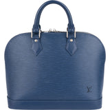 Louis Vuitton Blue Epi Leather Alma PM Handbag