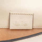 Gucci Leather Sylvie Mini Web Stripe Chain Crossbody Bag