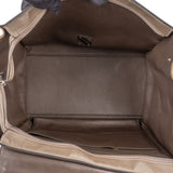 Céline Drummed Leather and Suede Trapeze Handbag