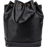 Louis Vuitton Noir Epi Leather Sac Noé Grande Shoulder Bag