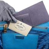 Prada Bicolor Saffiano Leather Galleria Handbag