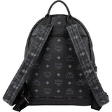 MCM Monogram Visetos Black Stark Bebe Boo Backpack