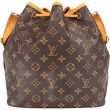 Louis Vuitton Monogram Canvas Sac Noé Petit Shoulder Bag - vintageandkickz