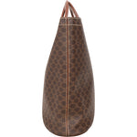 [🔄️B14 / F32] Celine Macadam Canvas Ring Handle Tote Handbag - vintageandkickz