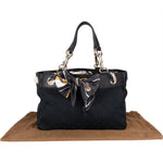Gucci Monogram GG Canvas Positano Tote Handbag - vintageandkickz