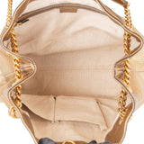 Gucci Bicolor Leather Soho Chain Tote Crossbody Bag