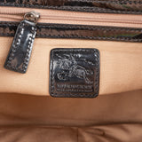 Burberry Nova-Check Monogram Patent Leather Canterbury Tote Shoulder Bag