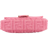 Fendi Limited Pink Terry Cloth Baguette Handbag
