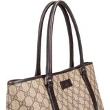 Gucci Monogram GG Supreme Canvas Tote Shoulder Bag
