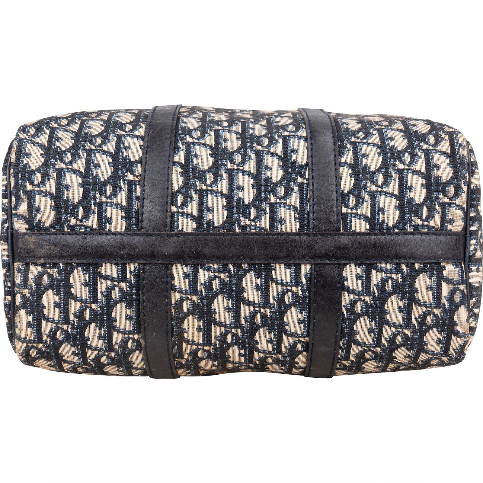 Christian Dior Trotter Monogram Oblique Boston Handbag - vintageandkickz