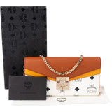 MCM Monogram Visetos Patricia Wallet On Chain Crossbody Bag
