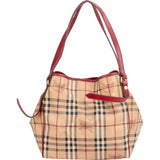 Burberry Haymarket Check Tote Shoulder Bag