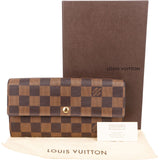 Louis Vuitton Monogram Damier Ebene Sarah Wallet