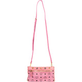 MCM Visetos Monogram Stark Studded Small 2 in 1 Backpack