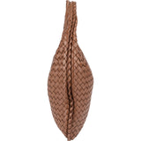 Bottega Veneta Brown Intrecciato Leather Belly Hobo Shoulder Bag