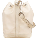 Louis Vuitton Blanco Epi Leather NM Sac Noé Petit Shoulder Bag