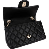 Chanel Quilted Lambskin Coco Lucky Charms Single Flap Crossbody Bag