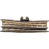 Gucci Limited Monogram GG Supreme  Embroidered Python Dionysus Shoulder Bag