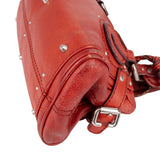 Chloé Red Leather Paddington Handbag