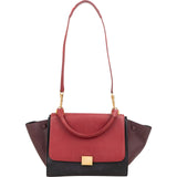 Celine Tricolor Leather Trapeze Handbag