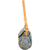 Louis Vuitton Monogram Denim Pleaty Handbag