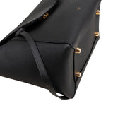 Céline Black Leather Grained Calfskin Belt Handbag