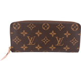 Louis Vuitton Monogram Canvas Long Zippy Clemence Wallet