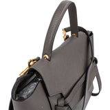 Celine Grey Leather Grained Calfskin Belt Handbag