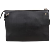 Fendi Black Leather Rainbow Studded Crossbody Bag