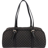 Celine Black Macadam Nylon Boston Shoulder Bag