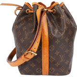 Louis Vuitton Monogram Canvas Sac Noé Petit Shoulder Bag