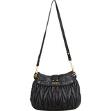 Miu Miu Matelassé Nappa Leather Hobo Handbag