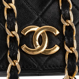 Chanel Quilted Lambskin 24K Gold Single Flap Shoulder Bag