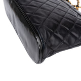 Chane Quilted Lambskin Mademoiselle Crossbody Bag