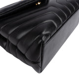 Yves Saint Laurent Quilted Lambskin Loulou Medium Crossbody Bag