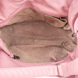 Bottega Veneta Pink Intrecciato Leather Hobo Shoulder Bag