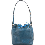 Louis Vuitton Blue Epi Leather Sac Noé Petit Shoulder Bag