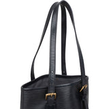Louis Vuitton Noir Epi Leather Bucket PM Shoulder Bag