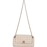 Chanel Travel Line Monogram Single Flap Crossbody Bag