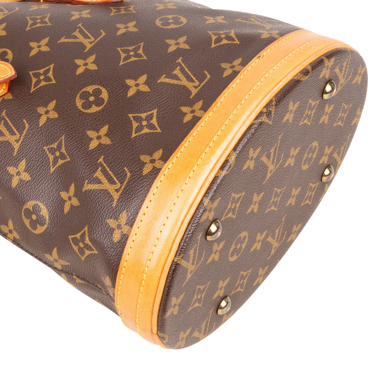 Louis Vuitton Monogram Canvas Bucket PM Shoulder Bag - vintageandkickz