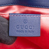 Gucci Velvet Matelassé GG Marmont Small Crossbody Bag