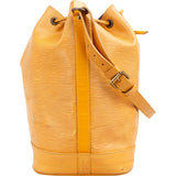 Louis Vuitton Yellow Epi Leather Sac Noé Grande Shoulder Bag