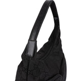 Gucci Monogram GG Canvas Twin Pocket Hobo Shoulder Bag