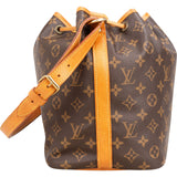 Louis Vuitton Monogram Canvas Sac Noé Petit Shoulder Bag