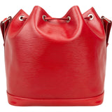 Louis Vuitton Red Epi Leather NM Sac Noé Petit Shoulder Bag