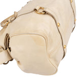 Miu Miu Vitello Lux Bow Satchel Crossbody Handbag