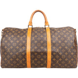 Louis Vuitton Monogram Canvas Keepall 50 Bandoulière Travel Bag