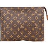 Louis Vuitton Monogram Canvas Poche Toilette 25 Clutch - vintageandkickz