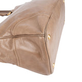 Miu Miu Vitello Lux Leather Tote Handbag