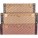 Christian Dior Trotter Monogram Vintage Suitcase Trio Tower